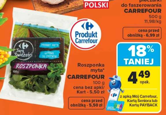 Roszponka myta CARREFOUR