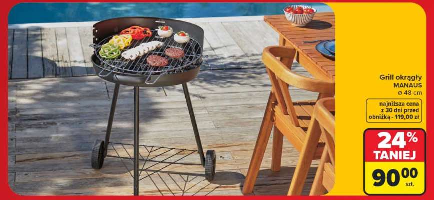 Grill okrągły MANAUS