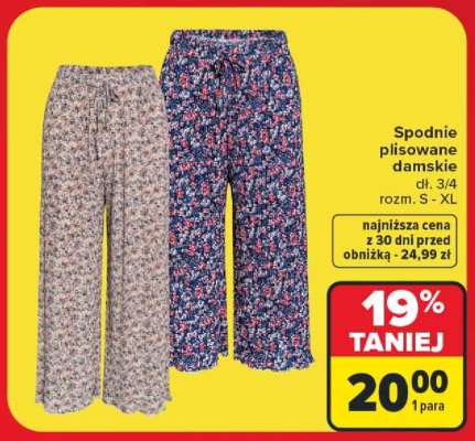 Spodnie plisowane damskie