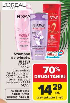 Szampon do włosów Elseve L’Oréal