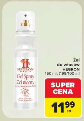 Żel do włosów Hegron