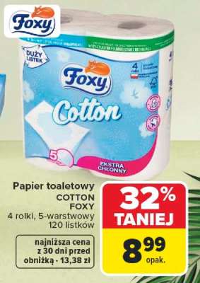 Papier toaletowy Cotton Foxy