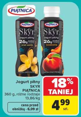Jogurt pitny Skyr Piątnica