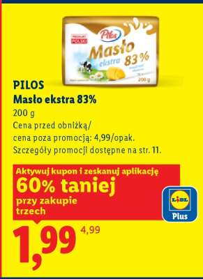 PILOS Masło ekstra 83%