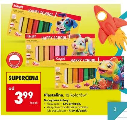 Plastelina 12 kolorów