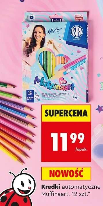 Kredki automatyczne Muffinaart, 12 szt.