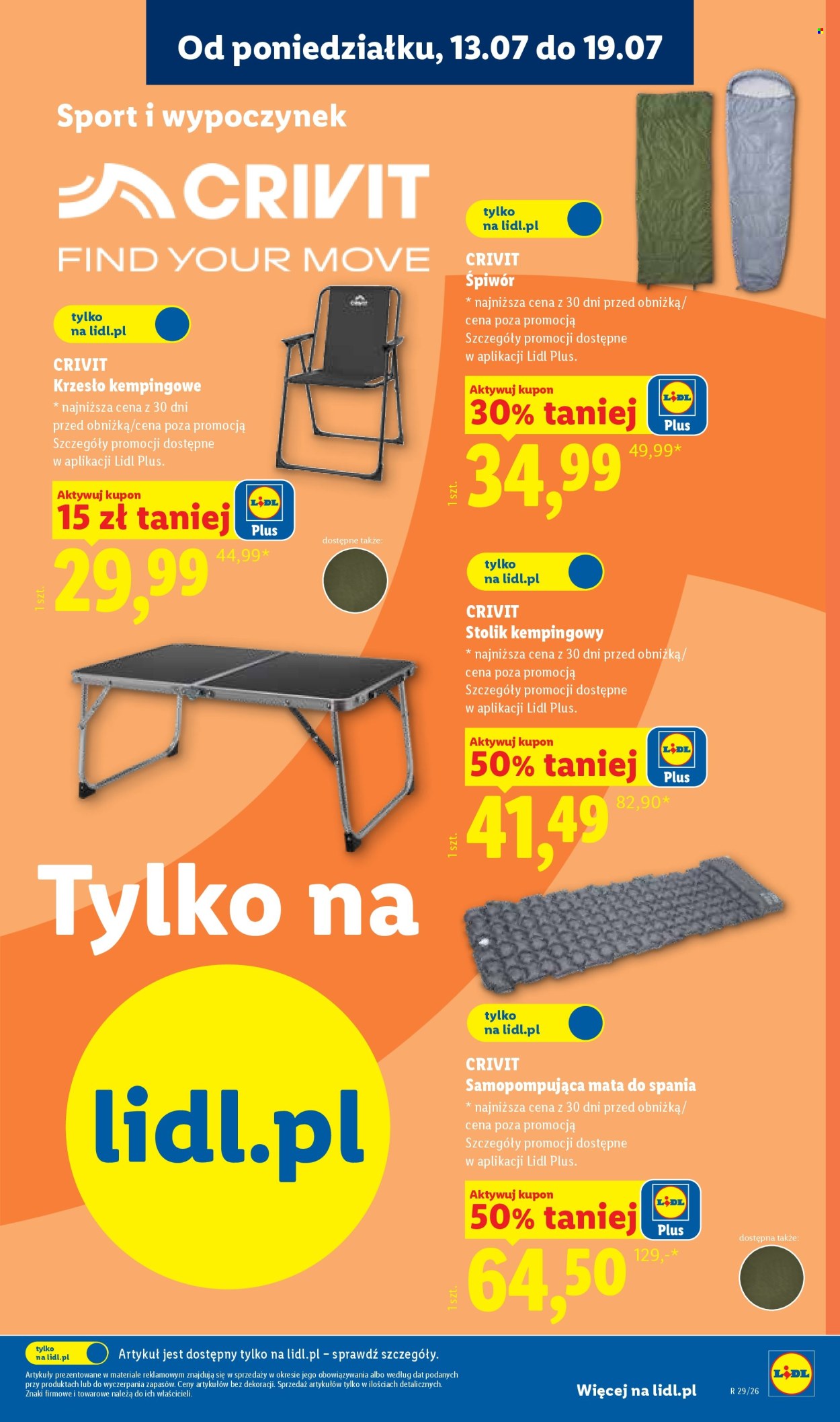 Leták Lidl - 13.7.2026 - 18.7.2026. Strana 31