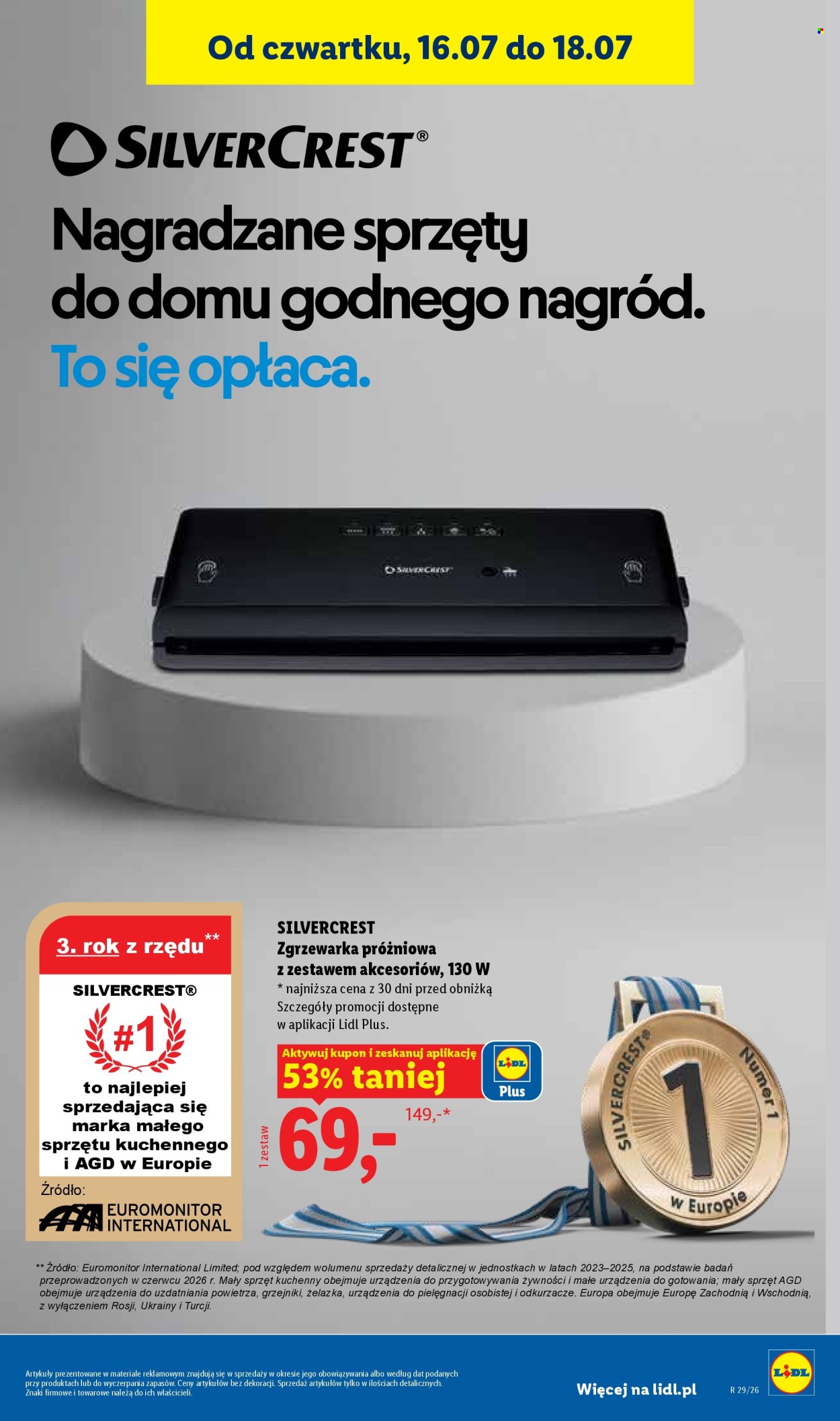 Leták Lidl - 13.7.2026 - 18.7.2026. Strana 33