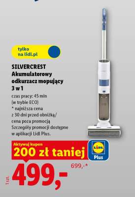 SILVERCREST Akumulatorowy odkurzacz mopujący 3 w 1