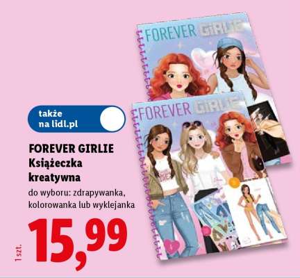 FOREVER GIRLIE Książeczka kreatywna