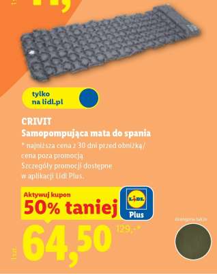 CRIVIT Samopompująca mata do spania