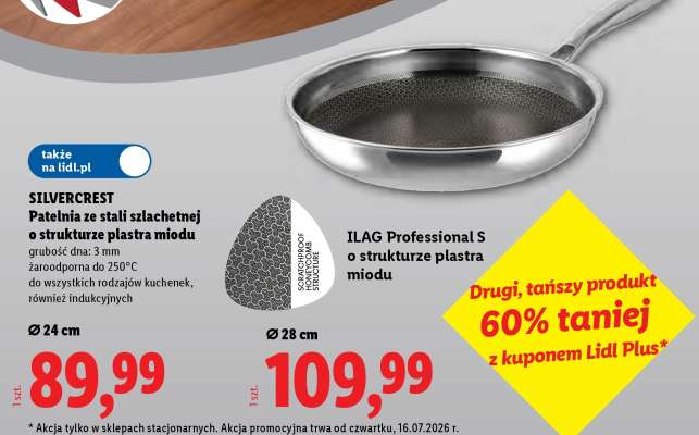 SILVERCREST Patelnia ze stali szlachetnej