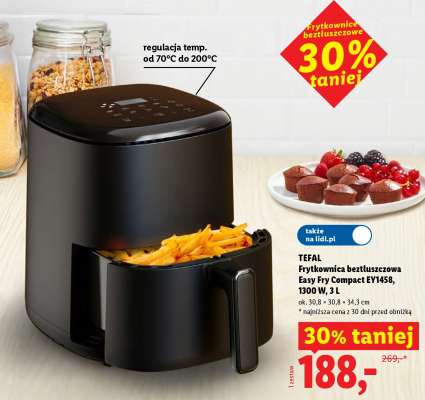 TEFAL Frytkownica beztłuszczowa Easy Fry Compact EY1458