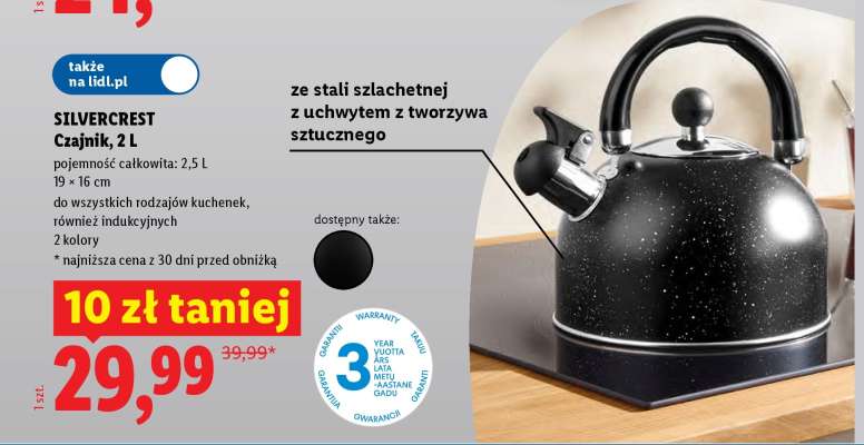 SILVERCREST Czajnik, 2 L
