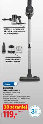 SILVERCREST Odkurzacz 2 w 1, 600 W
