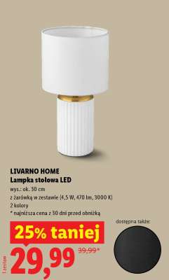 LIVARNO home Lampka stołowa LED