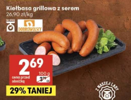 Kiełbasa grillowa z serem
