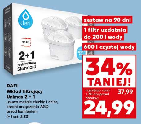 DAFI Wkład filtrujący Unimax 2 + 1