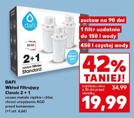 DAFI Wkład filtrujący Classic 2 + 1