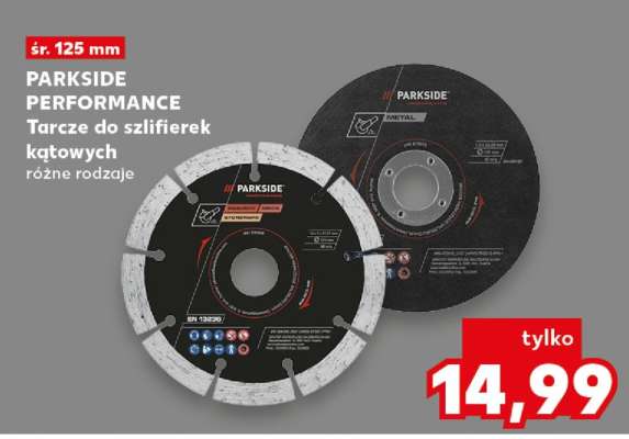 PARKSIDE PERFORMANCE Tarcze do szlifierek kątowych
