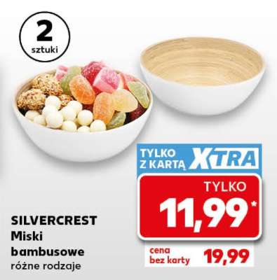 SILVERCREST Miski bambusowe