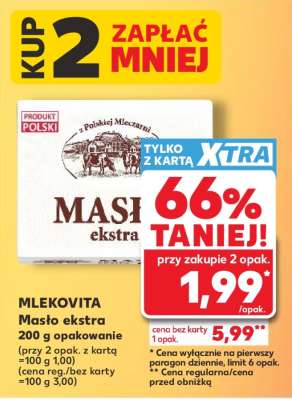 MLEKOVITA Masło ekstra