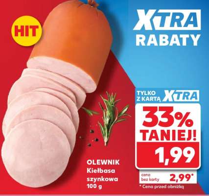 OLEWNIK Kiełbasa szynkowa 100 g