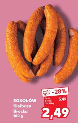 SOKOŁÓW Kiełbasa Brocka 100 g
