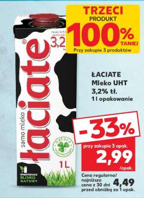 ŁACIATE Mleko UHT 3,2% tł.