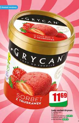 Lody sorbet Grycan