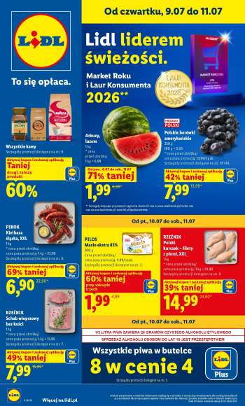 Gazetka Lidl - 9.07.2026 - 11.07.2026.