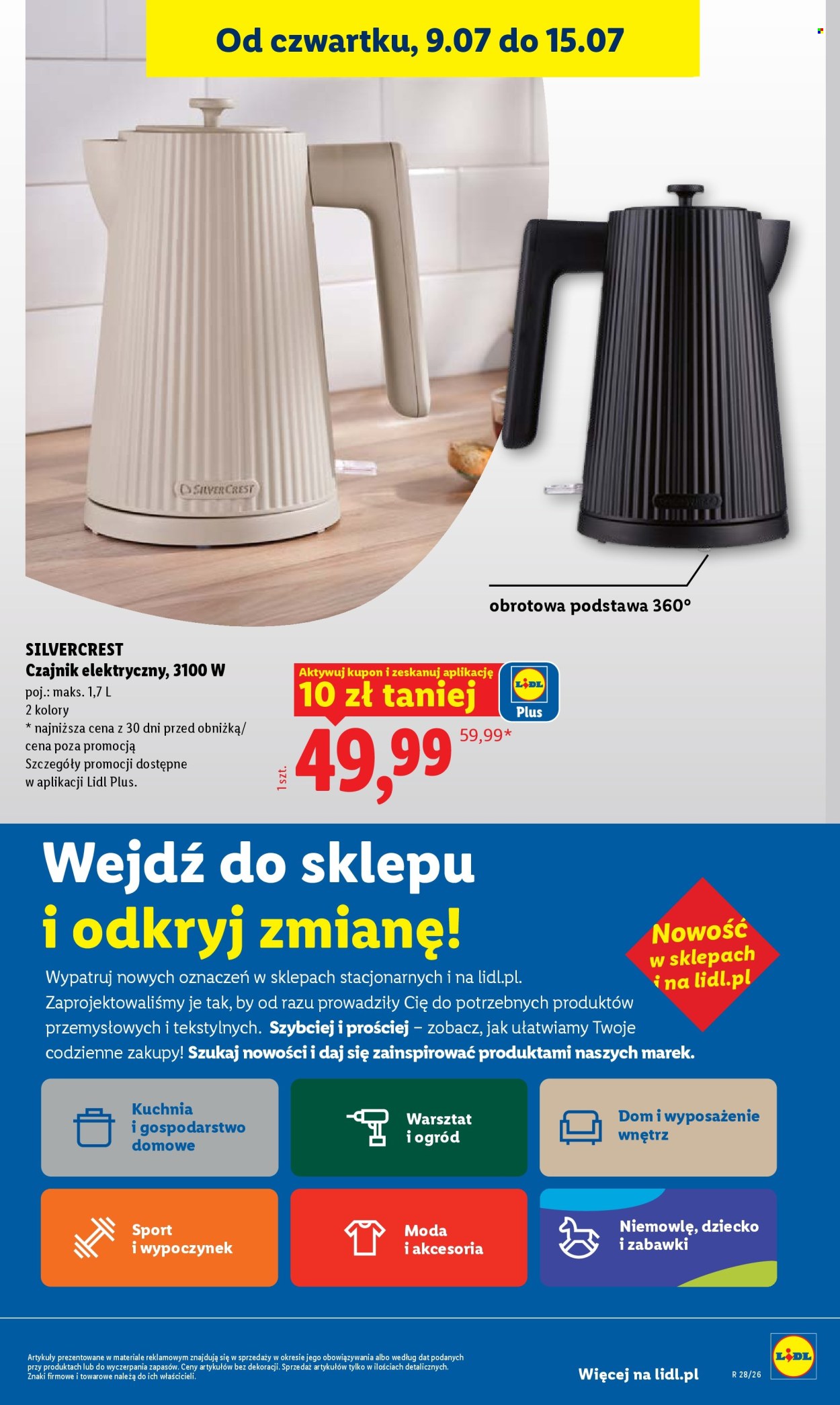 Leták Lidl - 9.7.2026 - 11.7.2026. Strana 39
