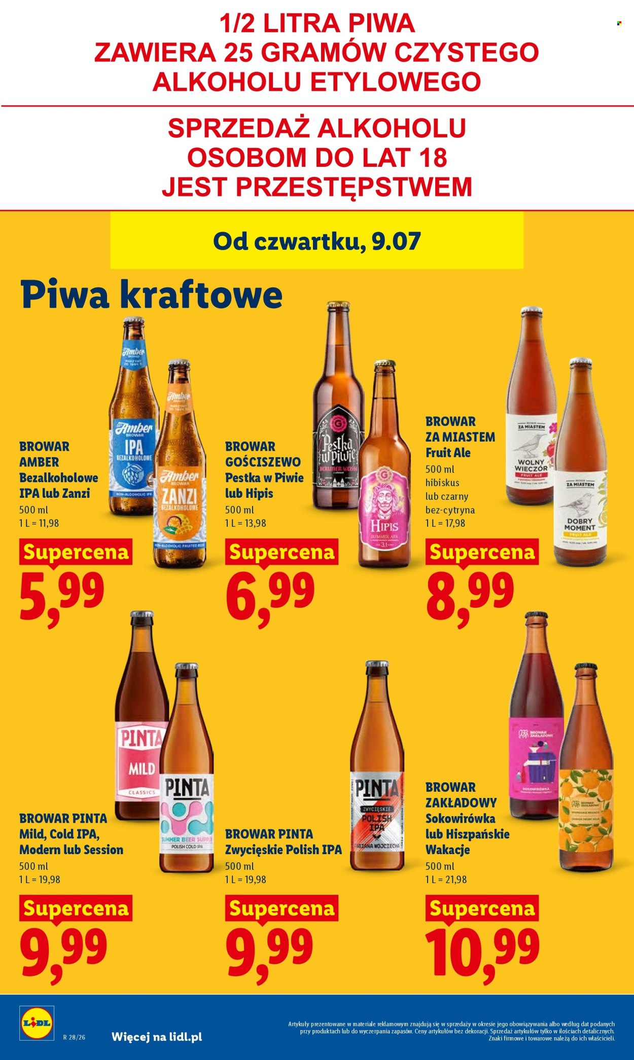 Leták Lidl - 9.7.2026 - 11.7.2026. Strana 72