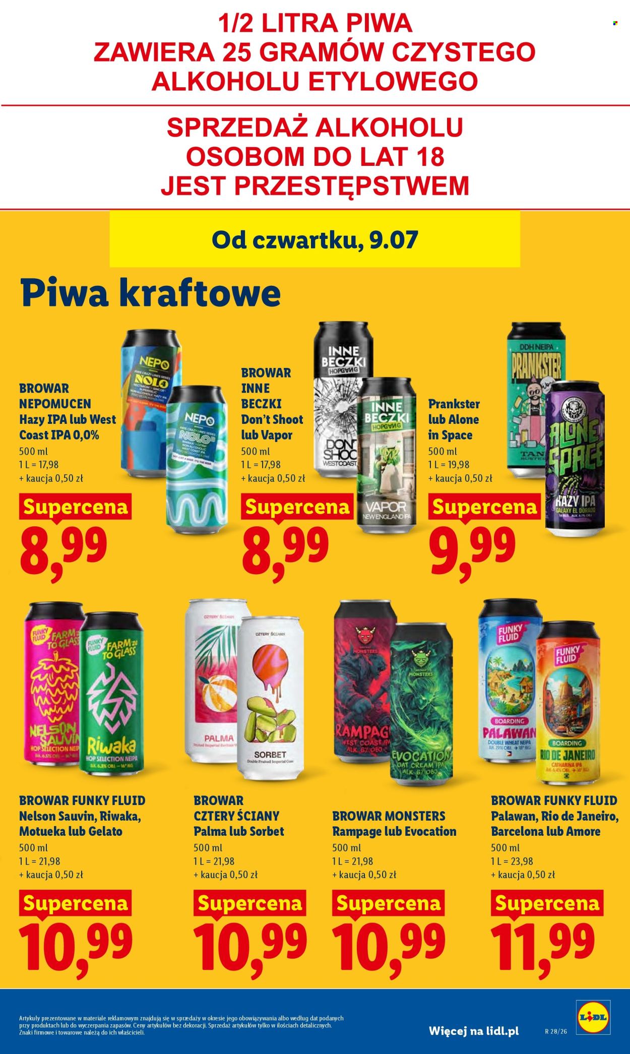 Leták Lidl - 9.7.2026 - 11.7.2026. Strana 73