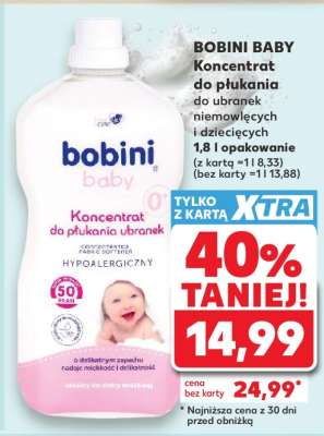 BOBINI BABY Koncentrat do płukania do ubranek niemowlęcych i dziecięcych