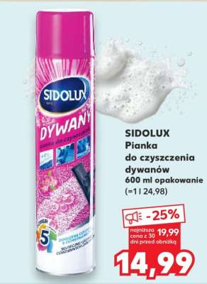 SIDOLUX Pianka do czyszczenia dywanów
