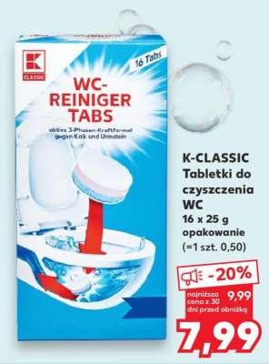 K-CLASSIC Tabletki do czyszczenia WC