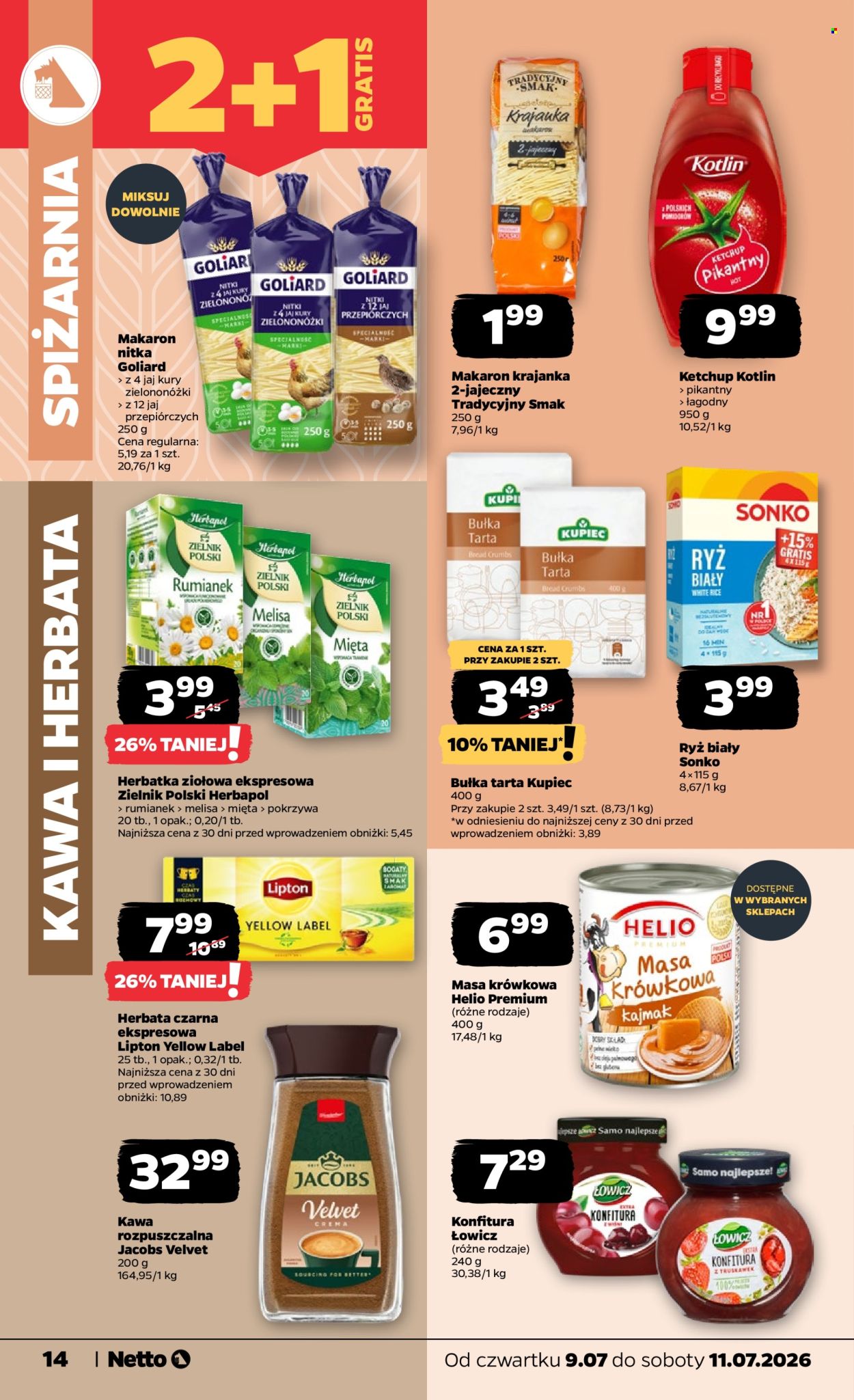 Leták Netto - 9.7.2026 - 11.7.2026. Strana 14