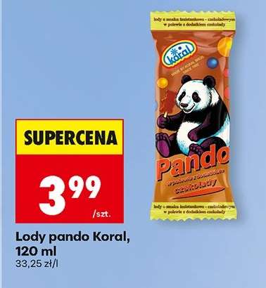 Lody pando Koral, 120 ml