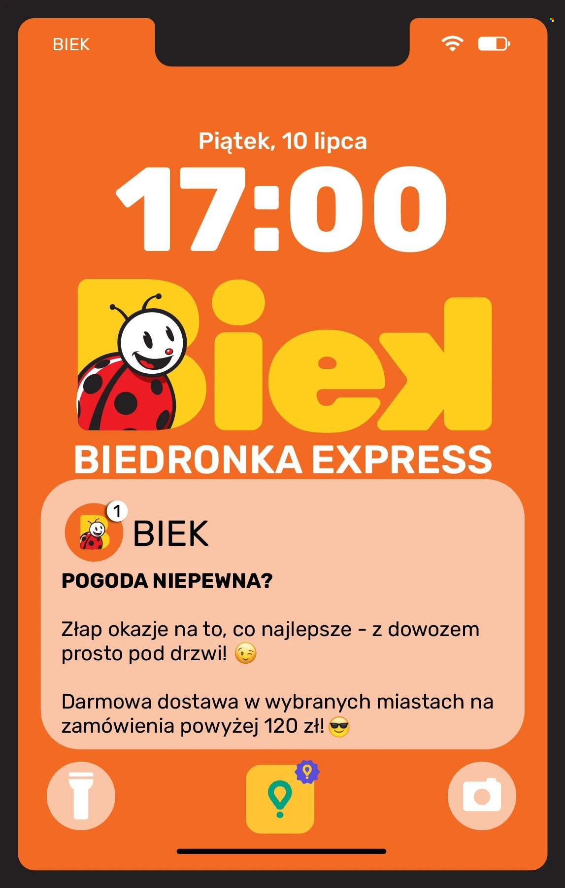 Leták Biedronka - 10.7.2026 - 12.7.2026. Strana 1