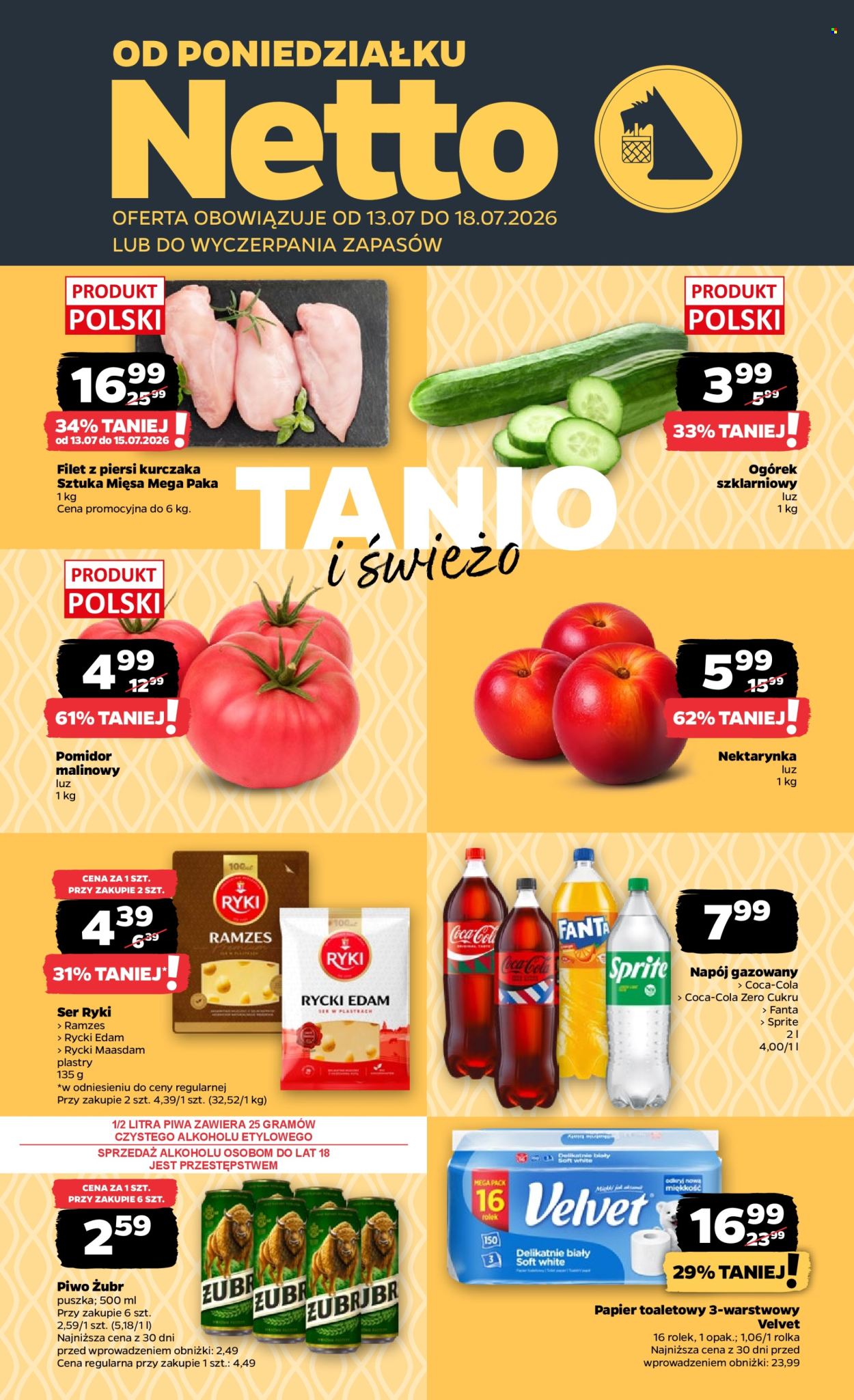 Leták Netto - 13.7.2026 - 18.7.2026. Strana 1