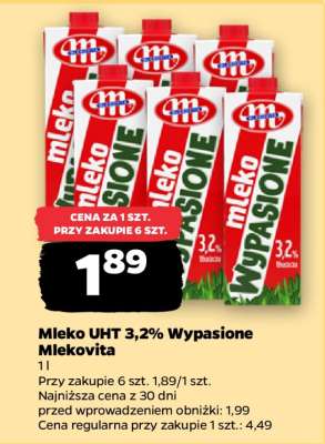 Mleko UHT 3,2% Wypasione Mlekovita