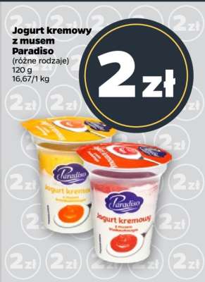 Jogurt kremowy z musem Paradiso