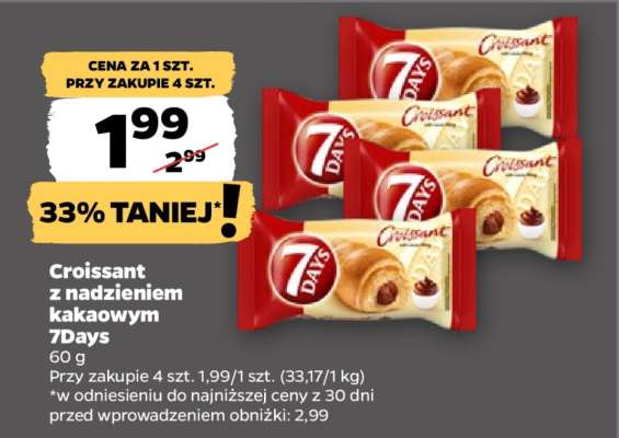 Croissant z nadzieniem kakaowym 7Days
