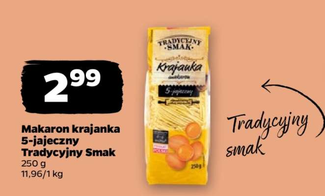 Makaron krajanka 5-jajeczny Tradycyjny Smak