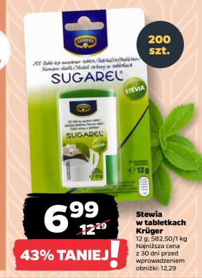 Stewia w tabletkach Krüger