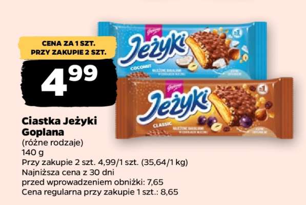 Ciastka Jeżyki Goplana