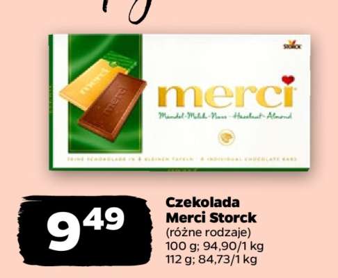 Czekolada Merci 
Storck