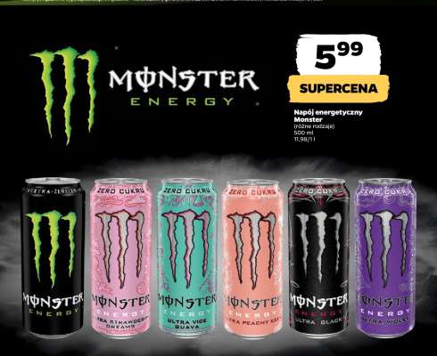 Napój energetyczny Monster