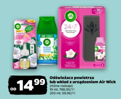 Odświeżacz powietrza lub wkład z urządzeniem Air Wick